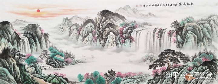 荧光颜料如何画隐形画墙绘_墙画图片手绘墙_山水画文化墙